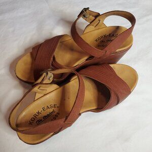 KORK - EASE MARTINIQUE PLATFORM WEDGE SANDAL WOMENS SIZE 7